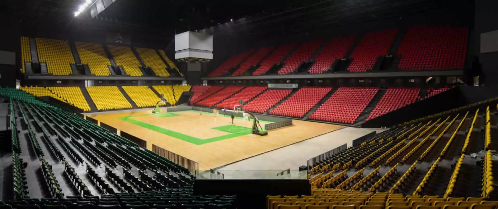 Our VIP stadium seats provide luxury and comfort in the premium seating areas of this modern sports arena. Image